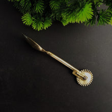 Load image into Gallery viewer, Antique Brass Teaspoon - Cutter (Length - Around 5.5 Inches) - Style It by Hanika
