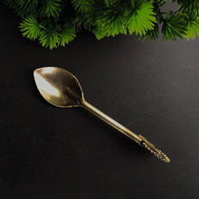 Load image into Gallery viewer, Antique Brass Teaspoon - Cutter (Length - Around 5.5 Inches) - Style It by Hanika

