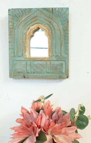 Antique Inspired Handcrafted Wooden Rustic Jharokha - Style It by Hanika