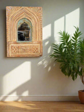 Load image into Gallery viewer, Antique Inspired Handcrafted Wooden Rustic Jharokha - Style It by Hanika
