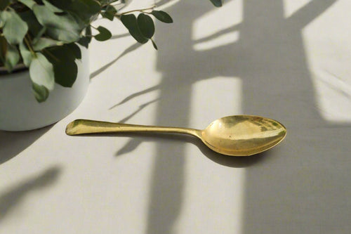 Beautiful Brass Spoon ( 4 x 17.5 x 2 in cm ) - Style It by Hanika