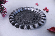 Load image into Gallery viewer, Beautiful Metal Art Plate - Silver Finish (Size-5.2&quot;) - Style It by Hanika
