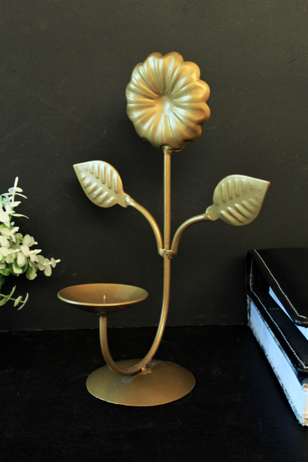 Beautiful Metal Candle Holder Stand - Style It by Hanika
