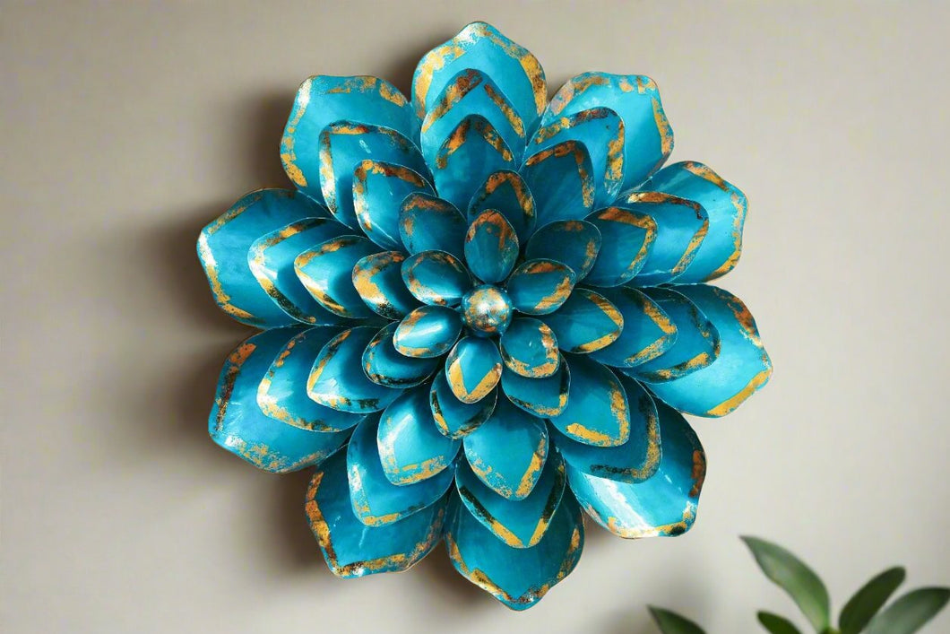 Beautiful Metal Flower Wall Art - Style It by Hanika