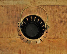 Load image into Gallery viewer, Beautiful Metal Jali Tealight Holder with Handle - Style It by Hanika
