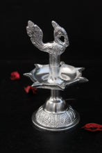 Load image into Gallery viewer, Beautiful Metal Peacock Deepak Stand - Style It by Hanika
