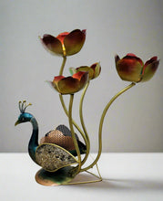 Load image into Gallery viewer, Beautiful Peacock Tealight / Candle Holder For Table Decor Size 48 x 32 x 48 cm - Style It by Hanika
