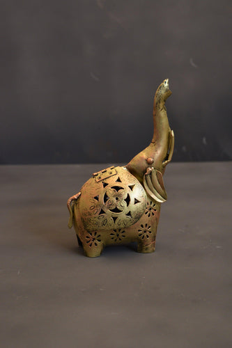 Beautiful Up Trunk Elephant Tealight Holder - Style It by Hanika