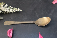 Load image into Gallery viewer, Beautiful Vintage Brass Carved Spoon - Style It by Hanika
