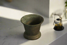 Load image into Gallery viewer, Beautiful Vintage Brass Mortar (Height - 3.3&quot;) - Style It by Hanika

