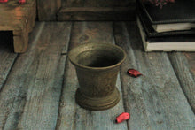 Load image into Gallery viewer, Beautiful Vintage Brass Mortar (Height - 3.3&quot;) - Style It by Hanika
