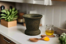 Load image into Gallery viewer, Beautiful Vintage Brass Mortar (Height - 3.3&quot;) - Style It by Hanika
