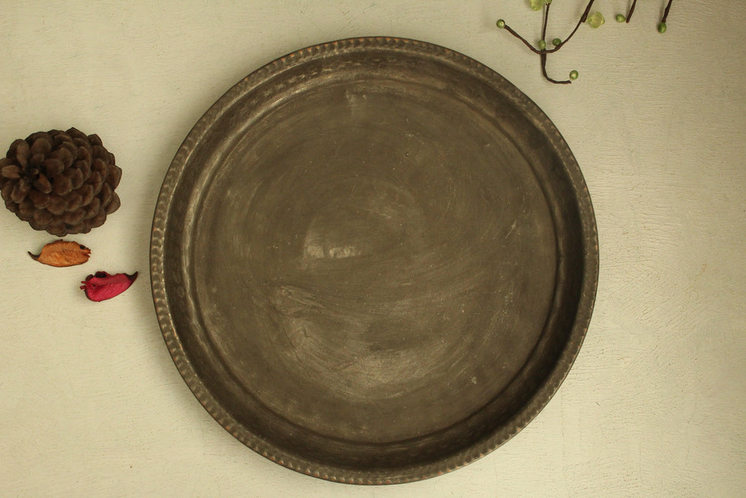 Beautiful Vintage Copper Plate (Size-9.7