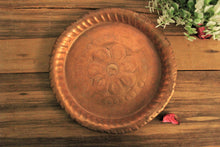Load image into Gallery viewer, Beautiful Vintage Engraved Copper Plate Size - 19 x 19 x 1 cm - Style It by Hanika
