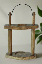 Load image into Gallery viewer, Beautiful Vintage Wooden Hanging Bottle Holder | Size 21 x 8.5 x 34 cm - Style It by Hanika
