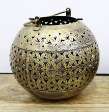 Load image into Gallery viewer, Beautifully Hand Crafted Ball Tea Light Holder Set of 2, Size 16.5 x 16.5 x 15.2 cm - Style It by Hanika
