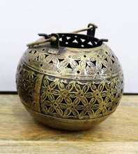 Load image into Gallery viewer, Beautifully Hand Crafted Ball Tea Light Holder Set of 2, Size 16.5 x 16.5 x 15.2 cm - Style It by Hanika
