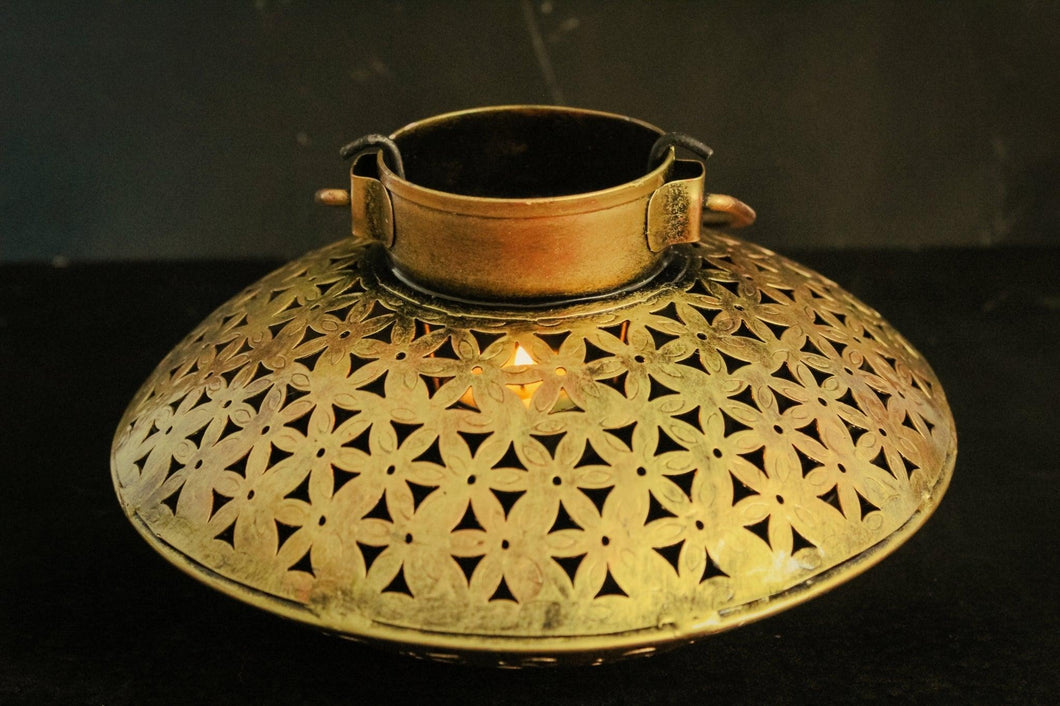 Beautifully Handcrafted Handi Tea Light Holder Size 22.9 x 22.9 x 20.3 cm - Style It by Hanika