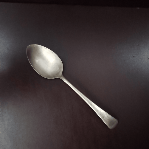 German Silver Tea Spoon: Vintage Design Handcrafted by Folk Artisan (7