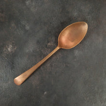 Load image into Gallery viewer, Handcrafted Brass Teaspoon: Vintage Design (6.9&quot;) - Style It by Hanika
