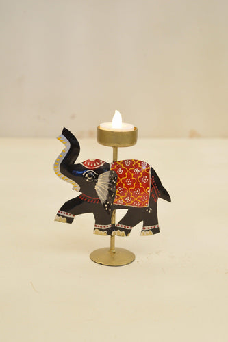 Handcrafted Elephant Tea Light Holder - Style It by Hanika