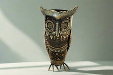 Load image into Gallery viewer, Handcrafted Owl Shaped Flower Vase or Cutlery Stand - Style It by Hanika
