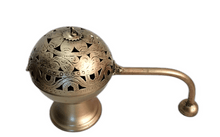 Load image into Gallery viewer, Home Purifying Metal Dhuna Loban Burner / Bakhoor Burner / Dhooni or Dhoop Dani or Dhuni - Style It by Hanika
