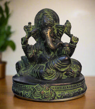 Load image into Gallery viewer, Mangalkari Charbhuja Ganpati Statue God Idol Size 11 x 8.5 x 11.5 cm - Style It by Hanika

