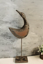 Load image into Gallery viewer, Metal and Wooden Handcrafted Duck Bird - Style It by Hanika
