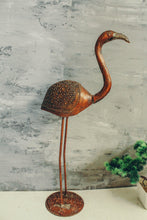 Load image into Gallery viewer, Metal and Wooden Handcrafted Flamingo - Style It by Hanika

