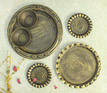 Load image into Gallery viewer, Metal Brass Finish Art Prop Set - Style It by Hanika

