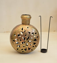Load image into Gallery viewer, Metal Jali Work Tea Light Holder - Style It by Hanika
