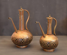 Load image into Gallery viewer, Metal Surahi Tea Light Holder Set of 2 - Style It by Hanika
