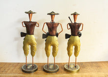 Load image into Gallery viewer, Rajasthani Musicians Set of 3 Pieces Hand Painted Size 12.7 x 11.4 x 35.1 cm - Style It by Hanika
