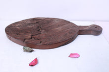 Load image into Gallery viewer, Rustic Wooden Styling Board: Oval Design, Perfect for Insta Food Photography - Style It by Hanika
