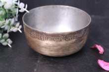 Load image into Gallery viewer, Vintage Brass Bowl: Handcrafted by folk artisans - Style It by Hanika
