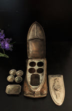 Load image into Gallery viewer, Vintage Brass Car Paan Dan With Multiple Containers - Style It by Hanika
