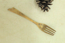 Load image into Gallery viewer, Vintage Brass Golden Fork - Style It by Hanika
