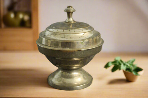 Vintage Brass Multipurpose Container/Suparidaan - Style It by Hanika