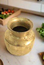 Load image into Gallery viewer, Vintage Brass Pot - Style It by Hanika

