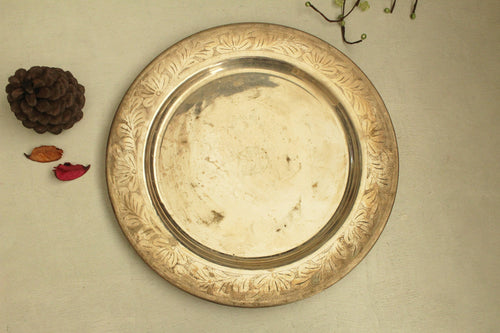 Vintage German Silver Plate: With Minimalist Elegant Design (Size-10.2