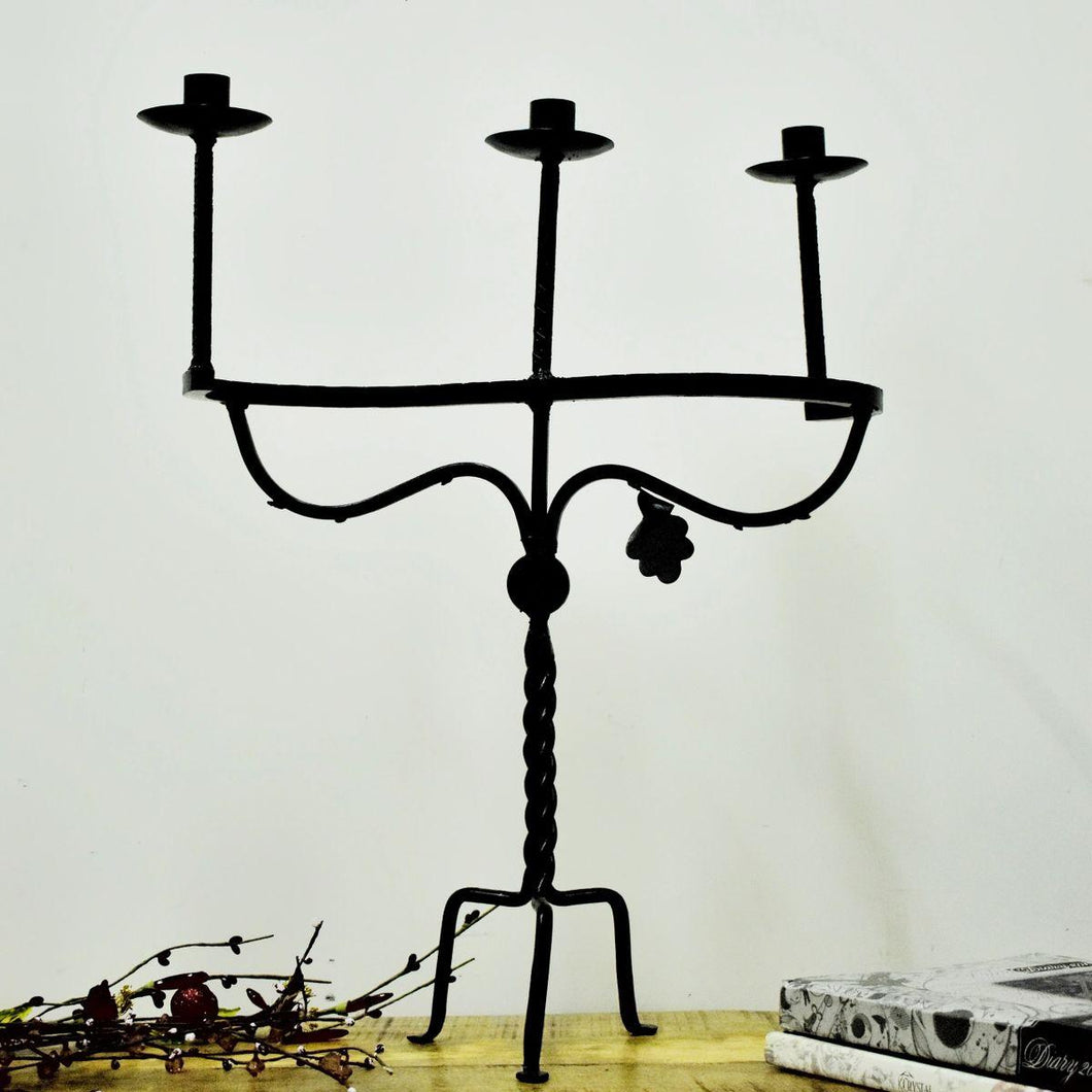 Vintage Style Wrought Iron Table Candle Holder - Style It by Hanika