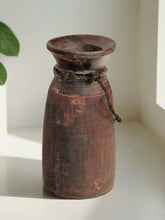 Load image into Gallery viewer, Vintage Wooden Himachal Pot / Planter - Style It by Hanika
