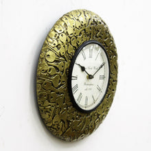 Load image into Gallery viewer, Vintage Wooden Wall Clock: Key Designed Frame - Style It by Hanika
