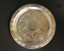 Load image into Gallery viewer, White Metal Art Plate : Inspired by Antique designs(Size-12.5&quot;) - Style It by Hanika
