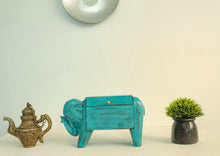 Load image into Gallery viewer, Wooden Distressed Elephant Shaped Box - Style It by Hanika
